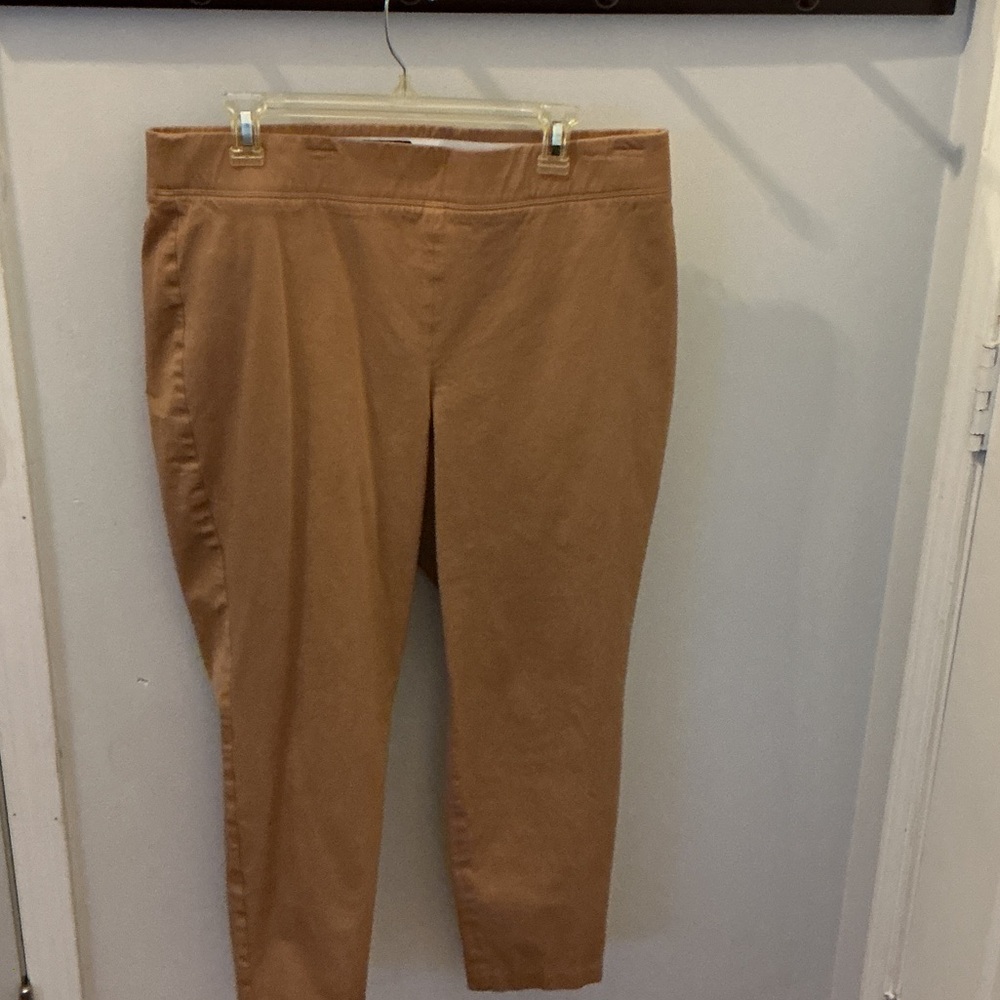 Talbots Tan Ankle Pants